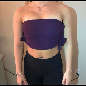 Purple thermal tube top!